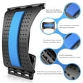 thumbnail image 3 of Back Stretcher for Lower Back Pain Relief, 4 Level Adjustable Lumbar Back Cracker Board, Back Cracking Device, Back Massager for Scoliosis, Spine Decompression and Lumbar Decompression(Black), 3 of 7