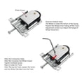 thumbnail image 4 of Marhynchus Sliding Wardrobe Door Pulley With Anti Derailment Cam Design, Easy Installation, And Compatibility With Various Wardrobe Sizes. Perfect For Closet And Cabinet Doors, 4 of 8