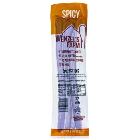 Wenzel's Farm Spicy Snack Sticks, 8 oz