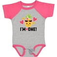 thumbnail image 3 of Inktastic First Birthday Hawaiian Pineapple Girls Baby Bodysuit, 3 of 5