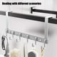 thumbnail image 5 of Toallas para la Puerta Del Baño Colgante Montado en la Puerta Del Baño, Adecuado para el Portatoallas Del Baño, Equipado con 6 Ganchos, Accesorios Prácticos Del Baño Del Dormitorio Portatoallas para E, 5 of 6