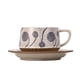 thumbnail image 1 of Juego de taza de café/té de cerámica vintage con hortensias y platillo, 1 of 6