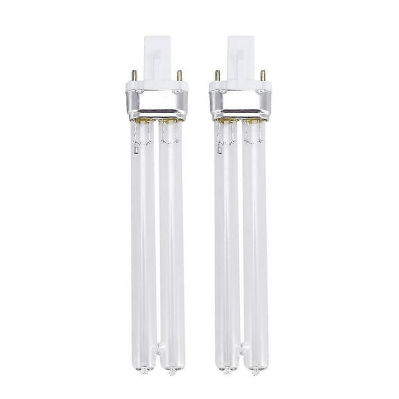 2pcs 11w Ultraviolet Uv Disinfection Light Lamps Uv Sterilization Light Bulbs For Sterilizer Fish Tank (g23 Lamp Base)