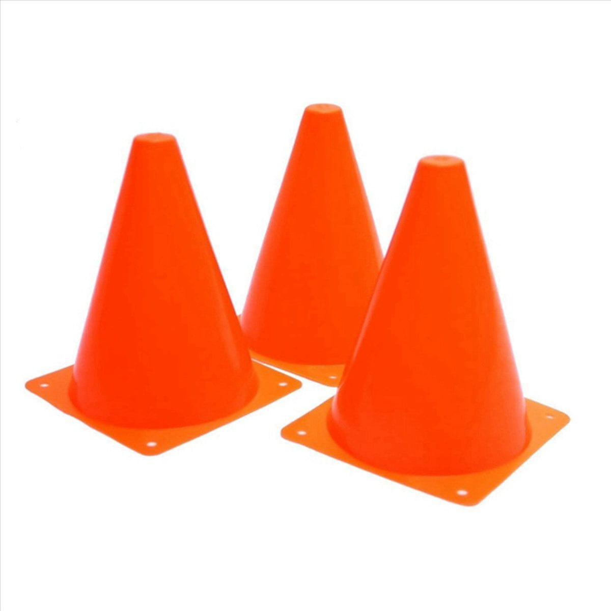 30 Pcs Traffic Cones - 7 Inch of Multipurpose Construction Theme Sports Activity Cones for Football Training