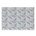 thumbnail image 1 of Purple Cutting Board, Delphinium Floret Branches with Blooming Roots Seasonal Twigs Nature Pattern, Decorative Tempered Glass Cutting and Serving Board, Small Size, Violet Green, by Ambesonne, 1 of 1
