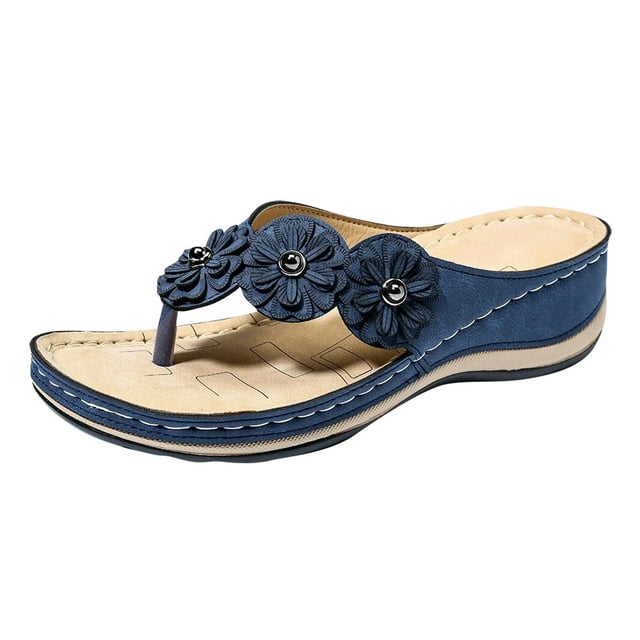 Kcodviy Sandales pour Femmes Sandales Bling pour Femmes Chaussures Tongs Compensées à Bride Funky Monkey Sandales Femmes Chaussures Tongs Sandales à Boucle Sandale Compensée pour Femmes Été Sandales pour Femmes