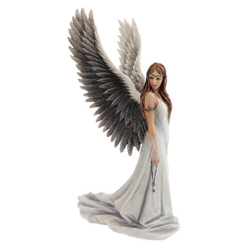 Design Toscano WU75869 Statue d'Ange Guide des Esprits, Pleine Couleur