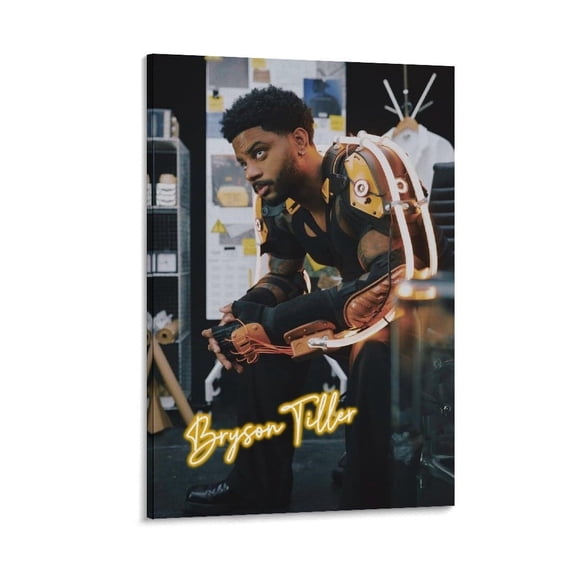 Bryson Tiller Poster Bryson Tiller Canvas Poster Bedroom Decoration Landscape Office Valentine's Birthday Gift