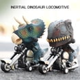 thumbnail image 2 of Childrens Dinosaur Modeling Pullback Motorcycle Simulation Locomotive Inertia Car-HAPDEN, 2 of 4