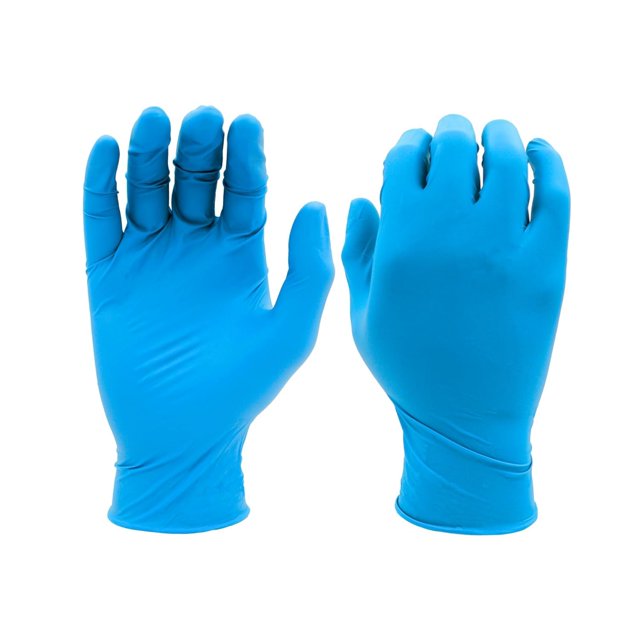 Guantes de seguridad desechables SHOWA 9905PF de nitrilo, 6 mil, medianos