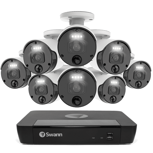 Swann Security Camera System CCTV, 8 Camera 8 Channels POE NVR Master