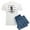 With Blue Strpe Pant, variant on - Lazy Sloth Pajamas - Men's Light Pajamas