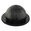 24.5 in. x 11 in. Round Dome Lid with Push Door - Black
