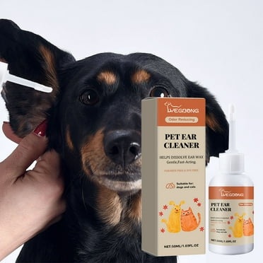 1 Pcs Pet Ear Drops，Relieves Itchy Ears, Safe Ear Cleaning and Tartar Removal Solution for Dogs and Cats,50ML/1.69FL.0Z