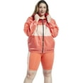 thumbnail image 2 of Reebok Womens Hooded Colorblock Soft Shell Jacket, 2 of 5