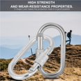 thumbnail image 2 of Para Exteriores, Protector De Escalada En Roca, Anillo De Seguridad, Hebilla, Bloqueo De Supervivencia Moyic OD004260-00, 2 of 7