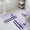 Purple, variant on Anchor Purple Bath Mat 3 Piece Bathroom Rug Set, Modern Navy Blue White Striped Nautical Non Slip Bath Rug Contour Mat and Toilet Lid Cover, Absorbent Shower Mats Soft Bath Rugs and Mats Sets