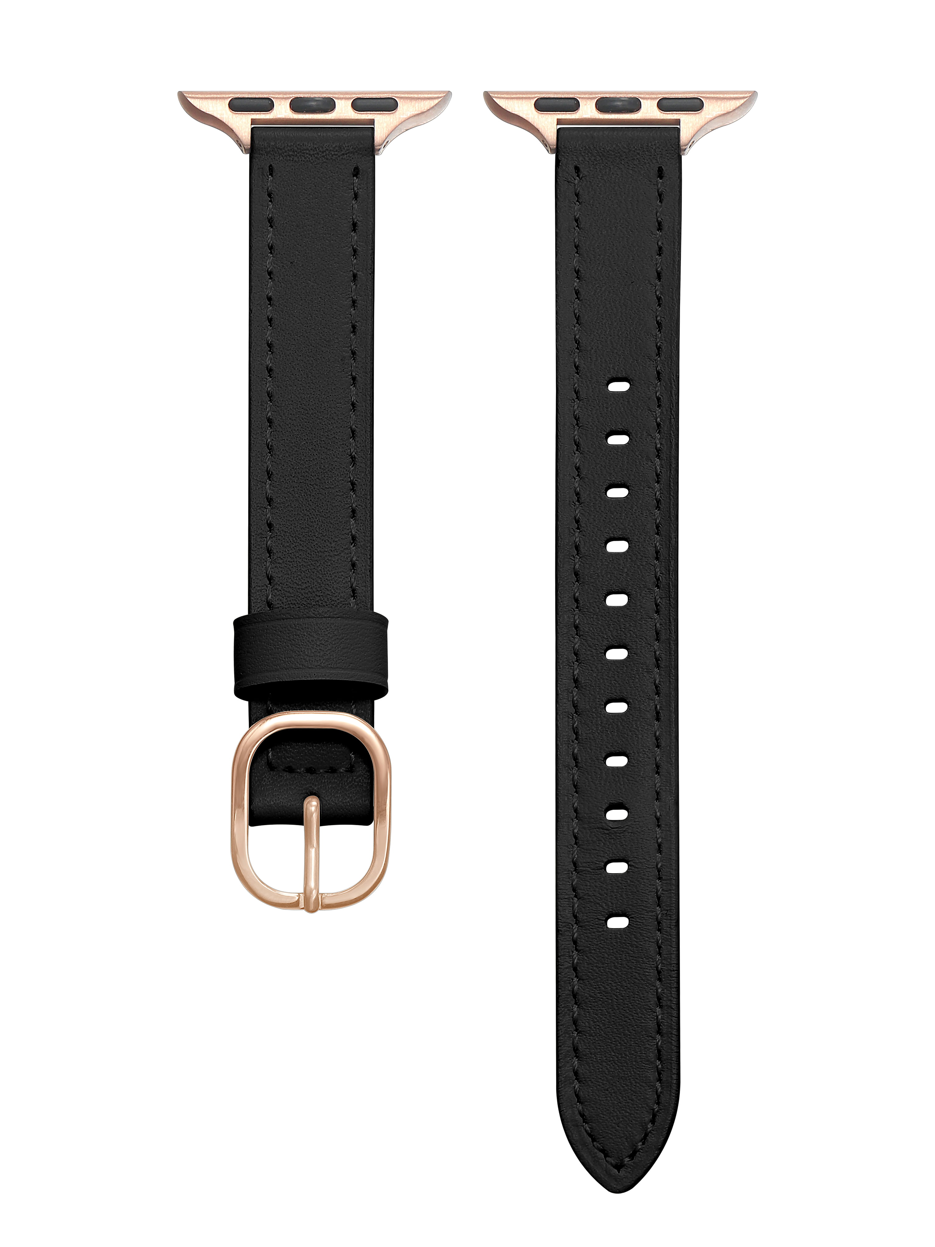 Posh Tech Carmen Faux Leather Band for Apple Watch, Samsung, Garmin, 20mm Band Models