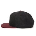 thumbnail image 5 of Outdoor Cap REDLBL104 Pro High Crown, Melton Wool Cap-Black/Wine, 5 of 8
