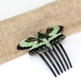 thumbnail image 4 of Classic Titanic Heroine Rose Butterfly Comb Replica Hairpin Hair Accessory, 4 of 5