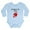 Sky Blue, variant on CafePress - My Daddy Is The Coach Football Body Suit - Long Sleeve Cotton Baby Bodysuit