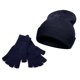 thumbnail image 1 of Conjunto de combo de guantes largos y sin dedos, azul marino TOP HEADWEAR Beanie, 1 of 1