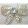 Iridescent Sequin Bow, 2.5\Inch X 1.5\Inch