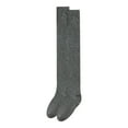 thumbnail image 3 of Women Sparkle Over Knee Stockings Glitter Thigh High Socks (Black One Size), 3 of 3