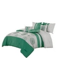 thumbnail image 4 of MarCielo  7 PCS Bedding Comforter Set Bluma - Queen, 4 of 5