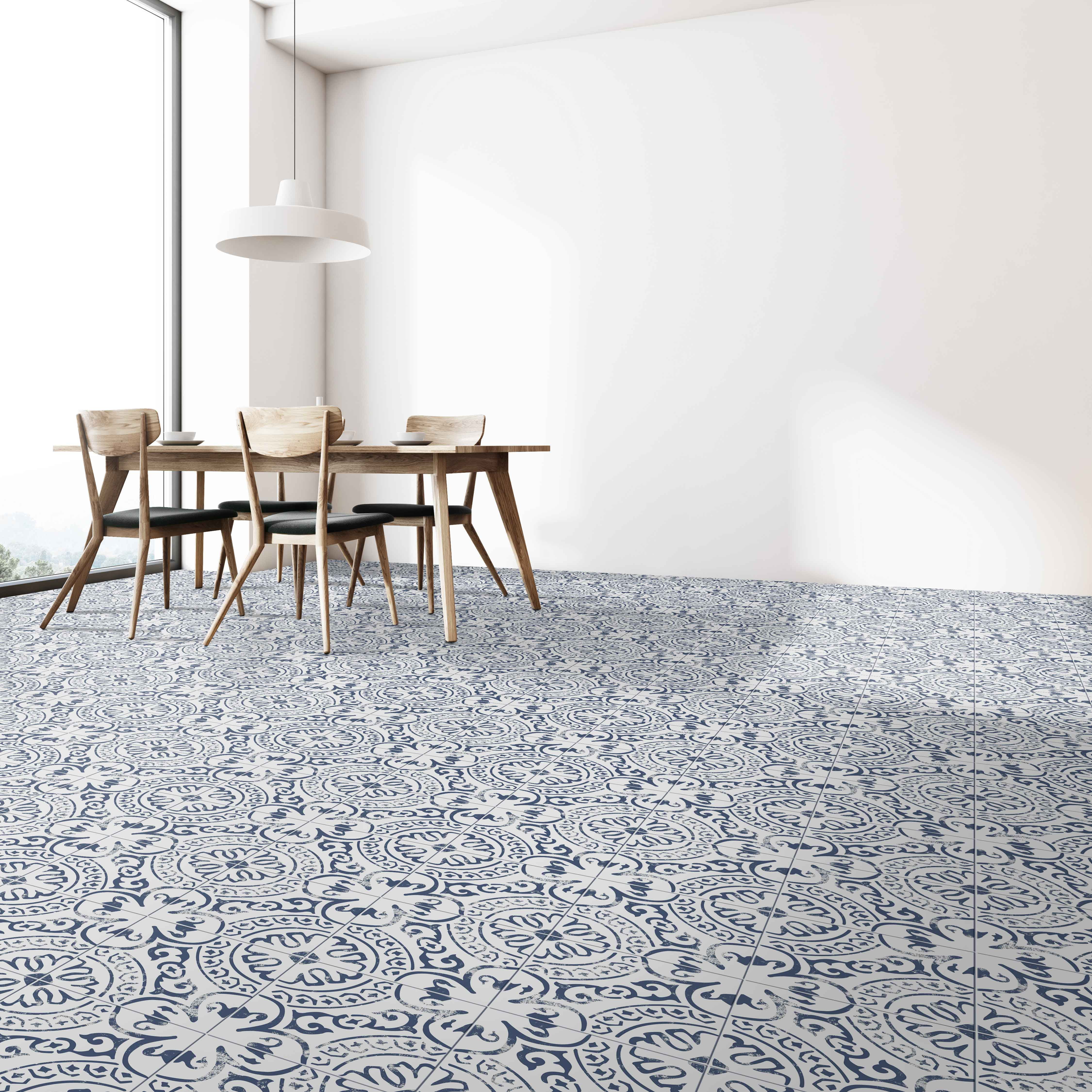 MSI Indigo 8 in. x 8 in. Glazed Porcelain Floor And Wall Tile