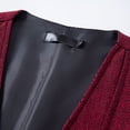 thumbnail image 2 of Yaoyar Mens Suit Vest Formal Slim Fit V-Neck Dress solid color pocketed retro single-breasted fake two-piece suit vest for Suit or Tuxedo Wedding Business, 2 of 8