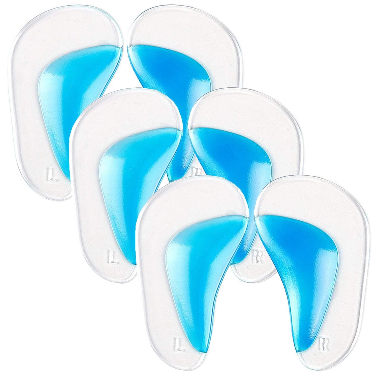 Gel Arch Support Shoe Insoles Helps with Flat feet, Plantar Fasciitis