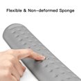 thumbnail image 2 of Keyboard Wrist Rest Pad Soft Memory Foam Hand Rest Support Comfortable Ergonomic Design Support Anti-Slip Rubber Base Easy Typing Gaming Mice Wrist Pain Relief for Office Computer Laptop, 2 of 7