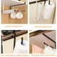 thumbnail image 5 of Colgador de barra de baño para cocina, estante de papel para armario, toallero de Metal, almacenamiento de pañuelos, estante colgante, soporte Almacenamiento y organización del hogar Blanco Bearachild HA081447-01, 5 of 6