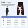 thumbnail image 3 of Yiaed Spider On The Web Print Men's Lounge Pants, Loose PJ Bottoms, Long Pajama Pants for Men-X-Large, 3 of 5
