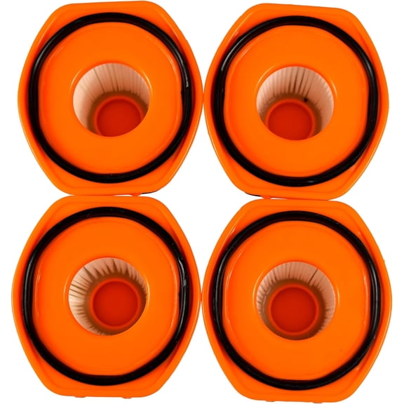 HQRP 4-pack Filter Replacement for Shark XFFWV360 compatible with Shark Wandvac System WS620, WS630, WS631, WS632, WS633 series Stick Vacuum