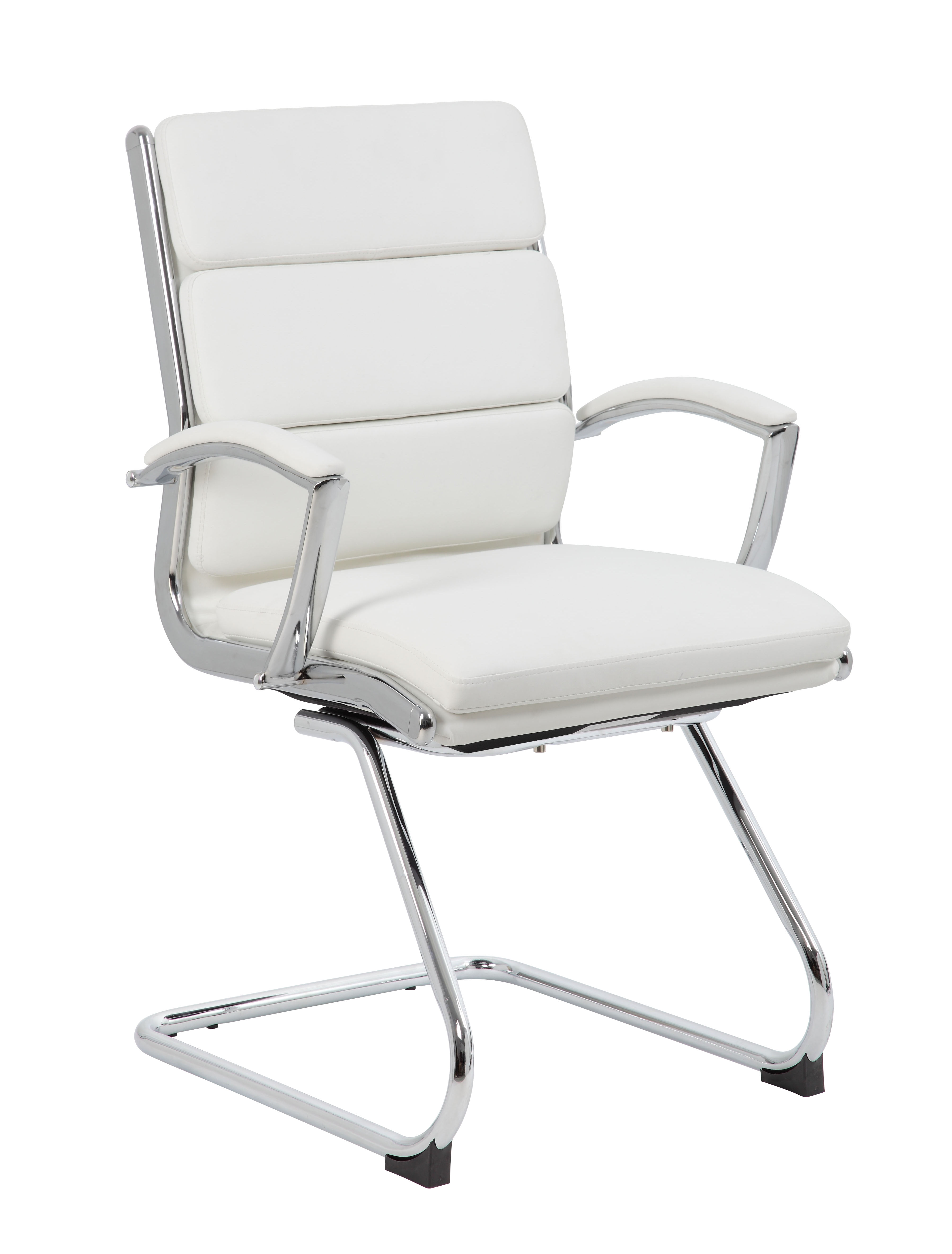 Boss Office & Home White Executive Guest Chair