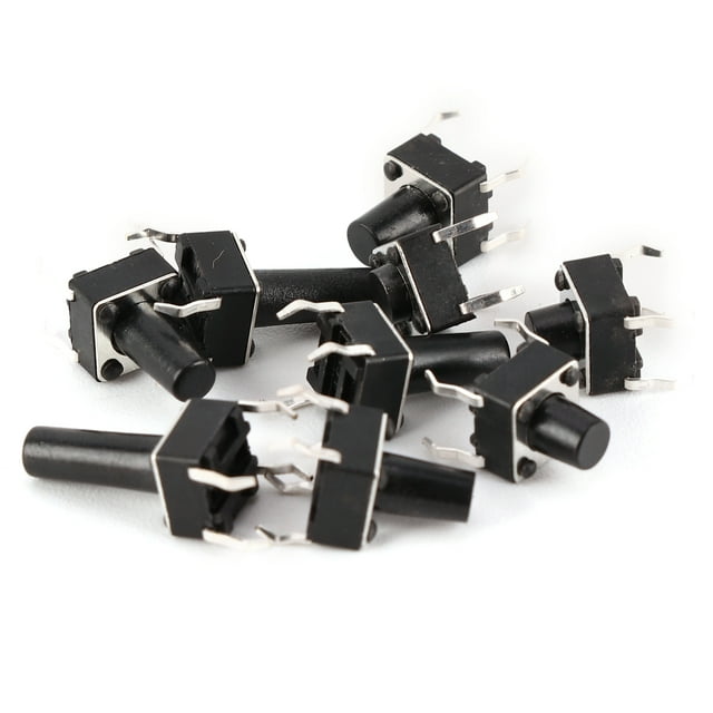 Micro Tactile Switch, Proable Long Service Life Button Switch Small Size for Audio Equipment for Computer