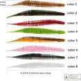 thumbnail image 2 of THKFISH Swimbaits for Bass Fishing,Soft Plastic Fishing Lures Bellows Shad Bellows Gill Soft Bait for Bass Fishing Worms for Bass Trout Walleye 3.15'' *6pcs 3.94'' *5pcs, 2 of 7