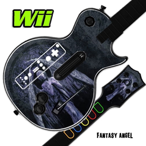 Mightyskins Skin Decal Cover For Guitar Hero 3 Iii Nintendo Wii Les Paul Fantasy Angel Walmart Com Walmart Com - 22 cocoa guitar how to get free item roblox youtube