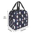 thumbnail image 3 of Disketp Llamas 1 for Insulated Lunch Bag for Women and Men, Perfect for Work, Hiking, Picnic, 3 of 8