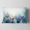 thumbnail image 2 of Designart 12" x 20" Blue Polyester Throw Pillow, 2 of 5