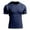 Navy, variant on Men's Compression Short Sleeve T-Shirt Athletic Base Layer Cool Dry Workout Shirts Sports Running Tops