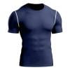Men's Compression Shirts Short Sleeve Workout Gym T-Shirt Running Tops Cool Dry Sports Base Layer Athletic