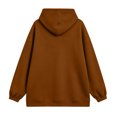 thumbnail image 4 of Womens Oversized Hoodies Satin lined Hoodies Oversized Sweatshirt Fall Sweaters Casual Y2K Jacket Clothes, L, 4 of 4
