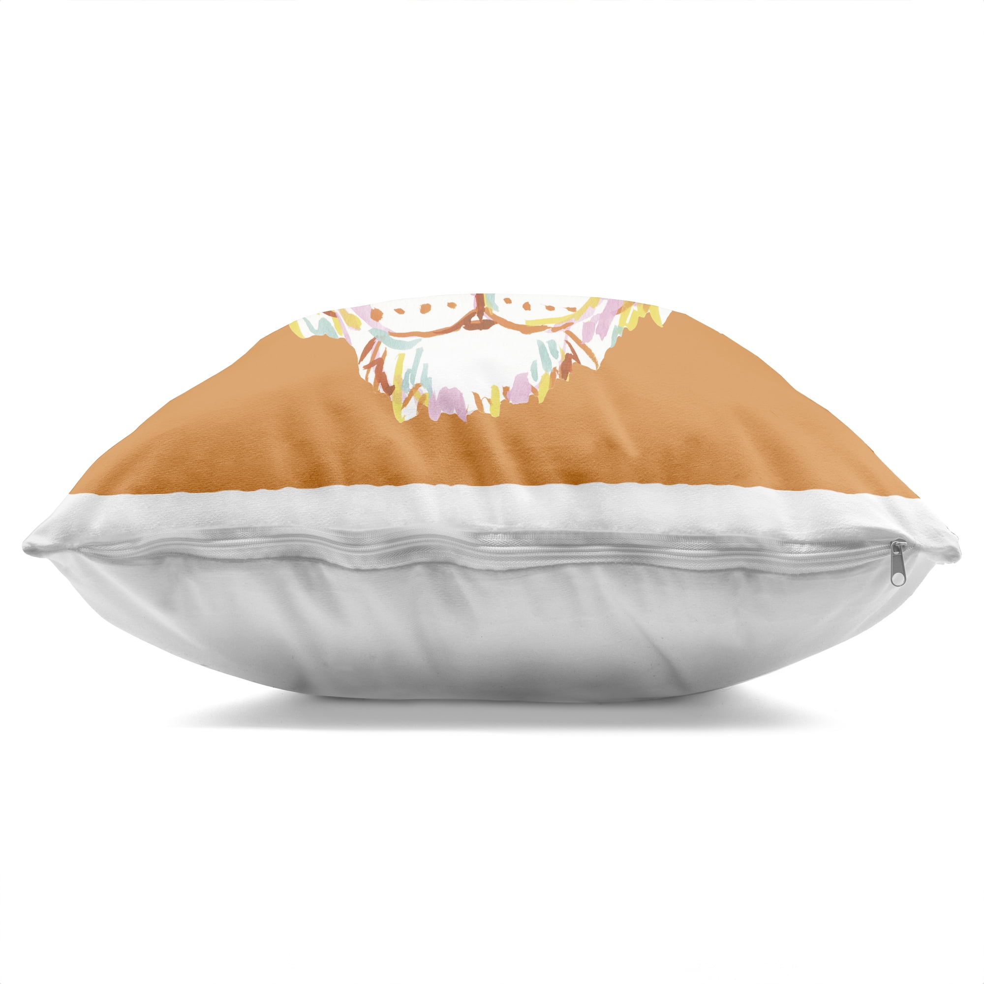 Stupell Industries Fun Bold Orange Tiger Decorative Printed Throw Pillow, design by Karolina Sato, 18 x 7 x 18