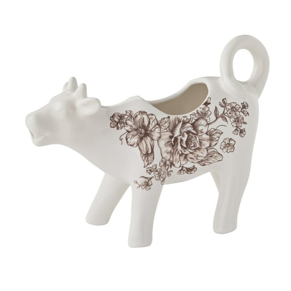 The Pioneer Woman Agatha Stoneware Cow Creamer, Brown