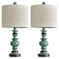 Oneach Farmhouse Night Stand Table Lamps Set of 2 for Bedroom & Living