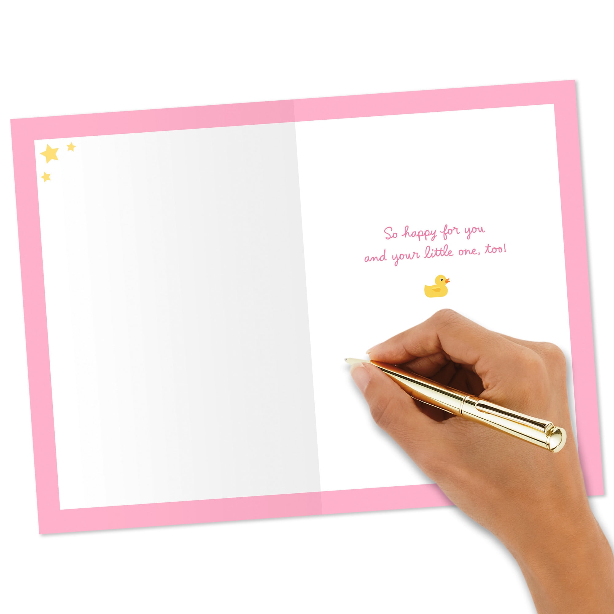 Hallmark New Baby Girl Card (Happy for You and Your Little One)