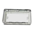 thumbnail image 3 of Cubierta de salida resistente a la intemperie, caja de enchufe de interruptor impermeable, protector de enchufe de receptáculo exterior para baño Borrar estilo B, 3 of 8